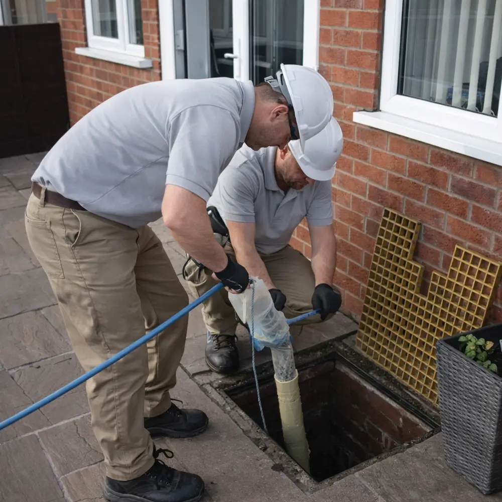 Blocked drain repair service in Westerham